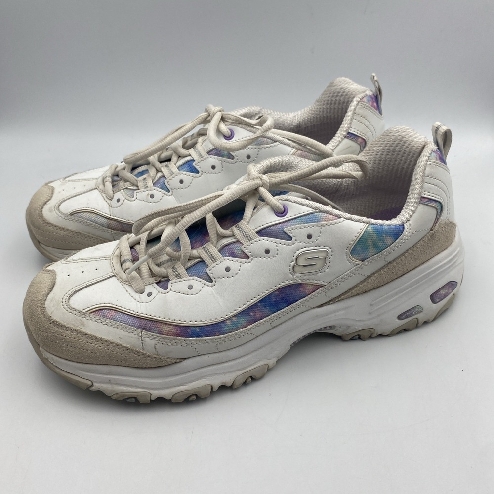 Sketchers D' Lites Galaxy Fantasy Sneakers White Size 11 Air-Cooled Memory Foam - Picture 3 of 7